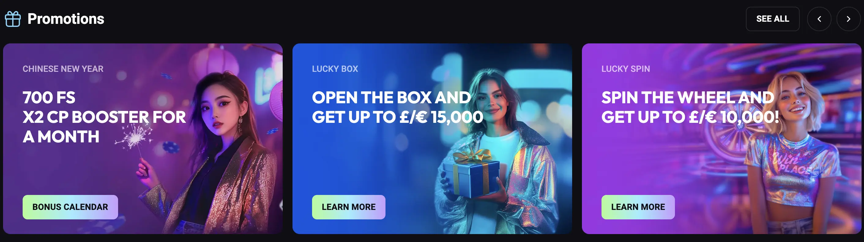 winplace bonuses